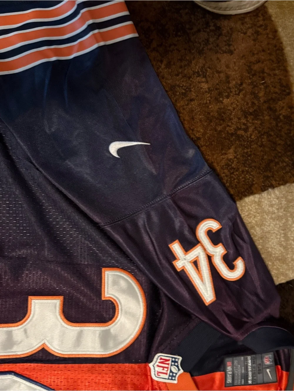 NFL Chicago Bears dual design, Walter Payton football jersey NWT wow size 56